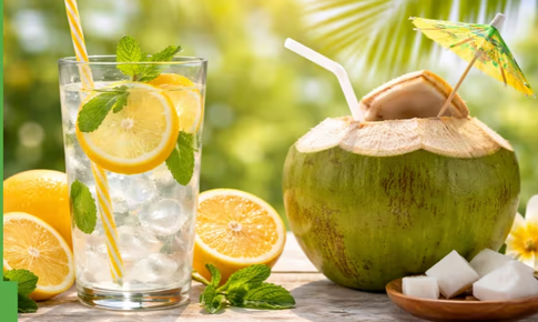 Trời nóng nên uống nước chanh hay nước dừa?