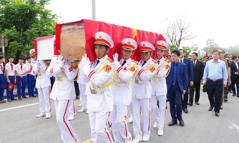 Đất mẹ đón 28 hài cốt liệt sĩ hy sinh tại chiến trường Lào trở về