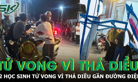 Thả diều gần đường điện cao thế, 2 học sinh lớp 8 tử vong thương tâm