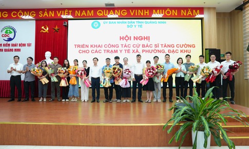 Quảng Ninh cử 113 bác sĩ tăng cường cho 39 trạm y tế xã, phường, đặc khu