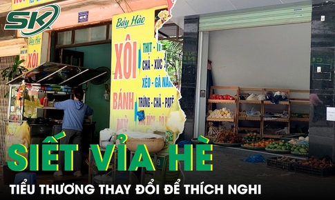 Hà Nội siết vỉa hè, tiểu thương thay đổi cách buôn bán để thích nghi