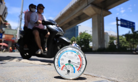 Ngày mai nhiệt độ cảm nhận thực tế ở Hà Nội có thể lên đến 47 độ C