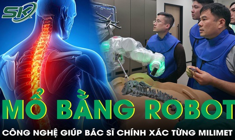Phẫu thuật cột sống bằng robot giúp bác sĩ ‘chuẩn xác đến từng milimet’