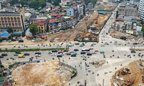 Hà Nội điều chỉnh giao thông nút La Thành - Nguyễn Chí Thanh thi công metro tuyến số 5