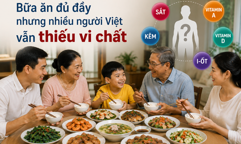 Nghịch lý bữa ăn đủ đầy nhưng nhiều người Việt vẫn thiếu vi chất