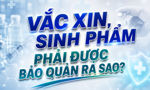 Vắc xin sinh phẩm được bảo quản ra sao?