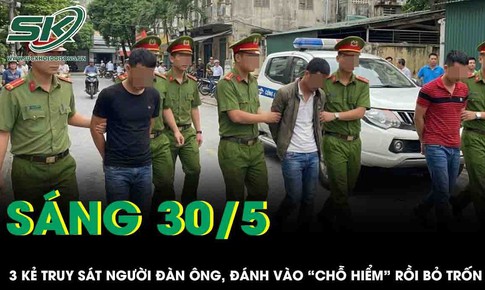 Cả phố kinh hoàng chứng kiến 3 kẻ côn đồ truy sát người đàn ông, tấn công vào chỗ hiểm
