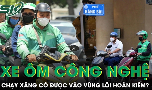 Từ 1/7, xe ôm công nghệ chạy xăng có còn được vào vùng lõi Hoàn Kiếm?