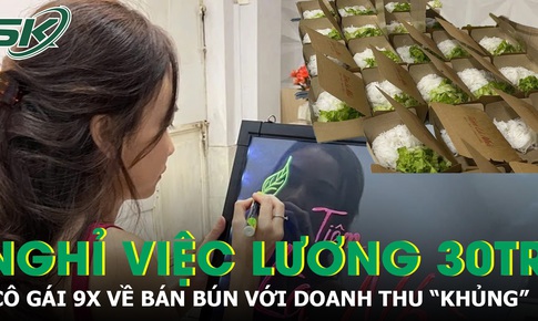 Nghỉ việc văn phòng lương 30 triệu, cô gái 9x bán bún thu gần 400 triệu mỗi tháng