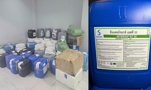 Triệt phá đường dây sản xuất giấm giả từ acid công nghiệp tại TPHCM