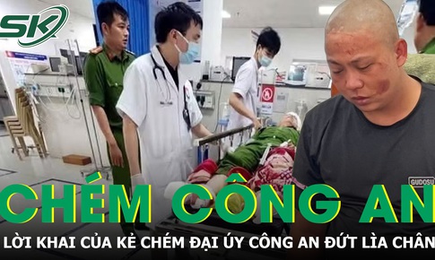 Lời khai của kẻ xông vào trụ sở công an, dùng rựa chém Đại úy công an đứt lìa chân