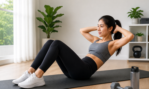 Tập cơ bụng có giúp làm giảm mỡ vùng eo?
