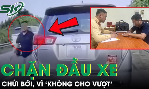 Chặn đầu xe trên cao tốc để chửi bới vì ‘không cho vượt’