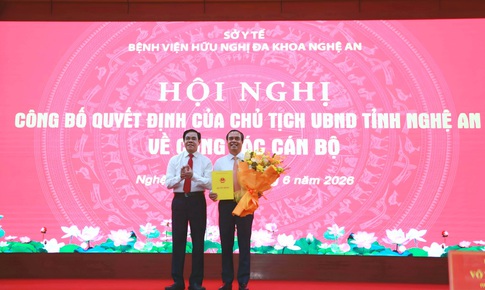 Tân Giám đốc Bệnh viện Hữu nghị Đa khoa Nghệ An: Xây dựng bệnh viện thông minh, chuyên nghiệp và hiện đại