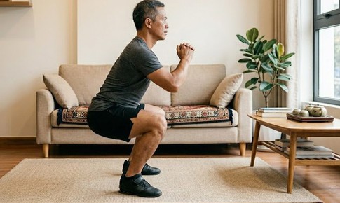 4 lợi ích của bài tập squat đối với người trên 50 tuổi