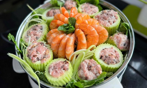 Lẩu tôm bầu: Món ngon thanh mát, bổ dưỡng cho cả gia đình