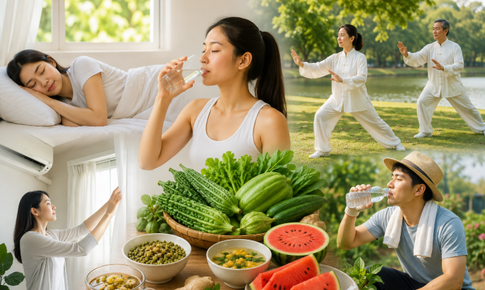 Nguyên tắc dưỡng sinh trong mùa hè để bảo vệ sức khỏe