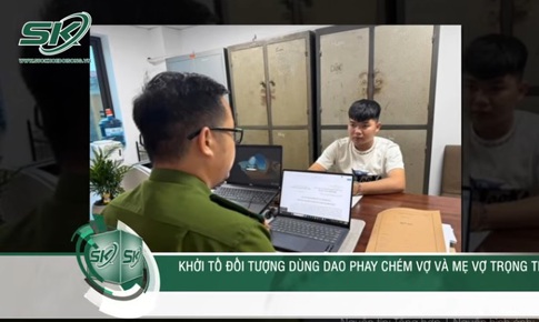 Con rể cầm dao phay truy sát mẹ vợ và vợ khiến nhiều người khiếp sợ