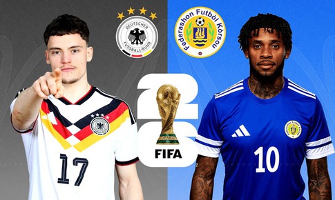 Kênh và link xem trực tiếp Đức vs Curacao - World Cup 2026 đêm 14/6