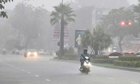 Những khu vực có mưa lớn nhất chiều tối nay ở miền Bắc?