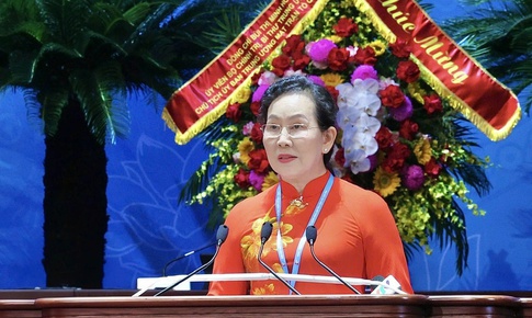 Bà Lê Thị Thủy tái cử Chủ tịch Hội Liên hiệp Phụ nữ Việt Nam khóa XIV