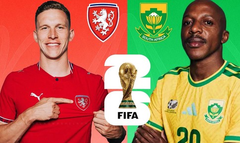 Kênh và link xem trực tiếp Séc vs Nam Phi - World Cup 2026 ngày 18/6