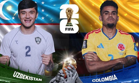 Kênh và link xem trực tiếp Uzbekistan vs Colombia - World Cup 2026 ngày 18/6