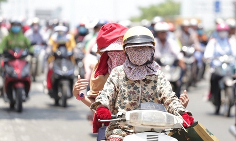 Nắng nóng dài ngày bao phủ miền Bắc, miền Trung từ hôm nay