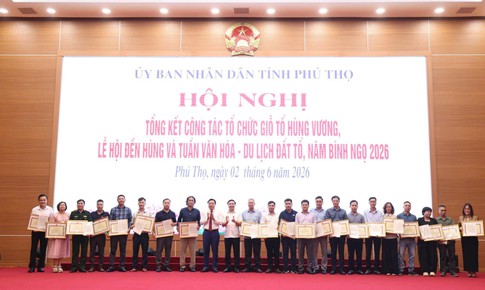 Báo Sức khỏe và Đời sống được khen thưởng vì tuyên truyền tốt Lễ Giỗ Tổ Hùng Vương 2026