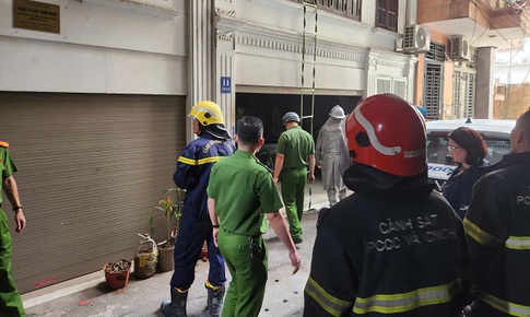 Dập tắt vụ cháy nhà trọ trong ngõ 814 đường Láng