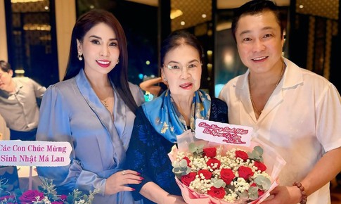 Mẹ ruột Lý Hùng tuổi xế chiều đón sinh nhật bình yên, ấm áp bên con cháu