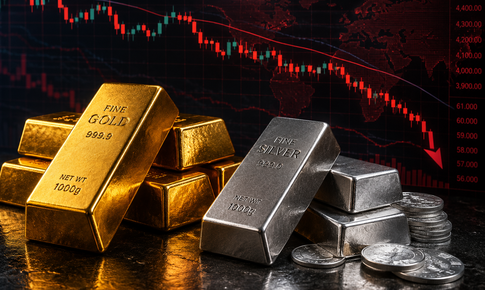 Giá vàng, bạc thế giới sáng 24/6 giảm do áp lực từ đồng USD