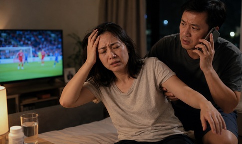 Thức khuya xem bóng đá: Vì sao gây đau nửa đầu, nhất là phụ nữ?