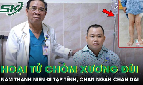 Hoại tử chỏm xương đùi khiến nam thanh niên 34 tuổi đi tập tễnh, chân ngắn chân dài