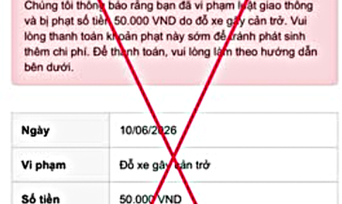 Làm gì khi nhận tin nhắn thông báo vi phạm giao thông?