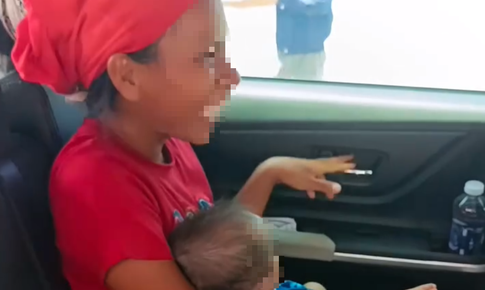 Thông tin mới vụ người mẹ cùng 2 con nhỏ đi bộ dọc quốc lộ nhiều ngày giữa nắng gắt
