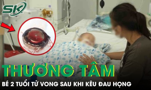 Bé gái 2 tuổi tử vong thương tâm sau khi kêu đau họng, mẹ suy sụp khi biết nguyên nhân