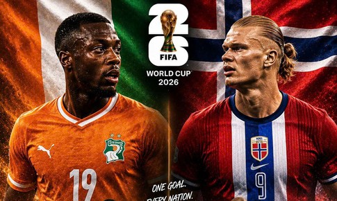 Kênh và link xem trực tiếp Bờ Biển Ngà vs Na Uy - vòng 1/16 World Cup 2026 ngày 1/7