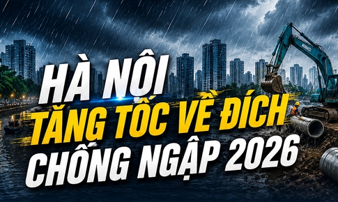 Hà Nội tăng tốc về đích chống ngập 2026