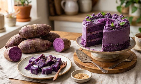 7 lợi ích sức khỏe của khoai mỡ tím - loại khoai đang nổi hơn matcha