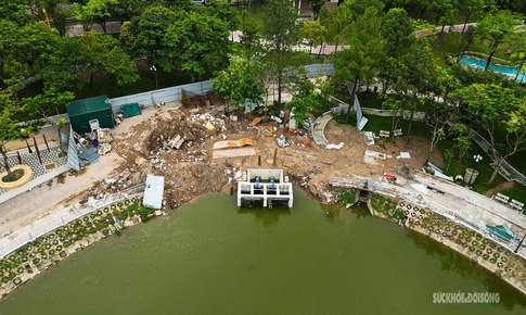 Hà Nội tăng tốc 'lá chắn' chống ngập tại các hồ điều hòa