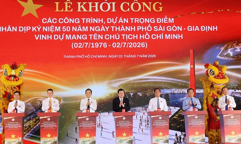 50 năm Thành phố mang tên Bác: Khởi công loạt công trình trọng điểm, mở không gian phát triển mới