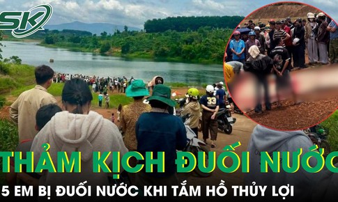 5 em đuối nước thương tâm khi tắm hồ thủy lợi ở Lâm Đồng