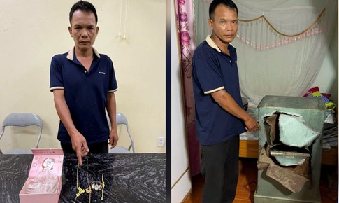 Lẻn vào nhà người quen, đục két sắt lấy trộm 1 cây vàng