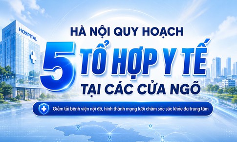 Hà Nội quy hoạch 5 tổ hợp y tế tại các cửa ngõ, xây mới 4 bệnh viện