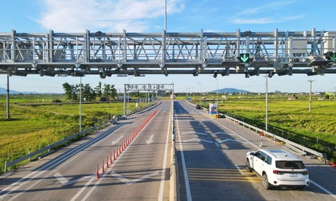 Từ 20h ngày 15/7, 5 dự án cao tốc Bắc - Nam đoạn Bãi Vọt - Cam Lộ thu phí