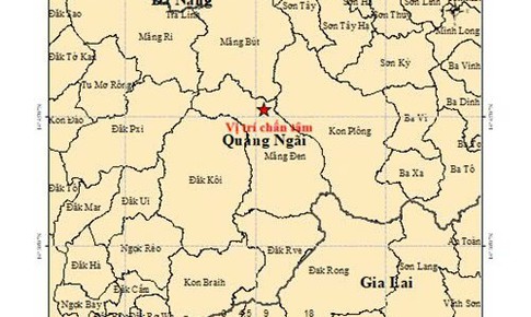 Lại động đất mạnh 3.8 độ ở khu du lịch Măng Đen