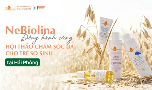 NeBiolina đồng hành cùng hội thảo chăm sóc da cho trẻ sơ sinh tại Hải Phòng