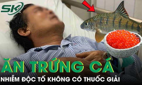 Người đàn ông 45 tuổi nhiễm phải độc tố không có thuốc giải sau khi ăn trứng cá chép