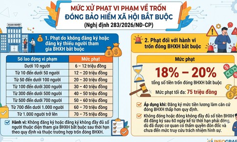 (Infographic): Quy định xử phạt vi phạm hành chính trong lĩnh vực lao động 